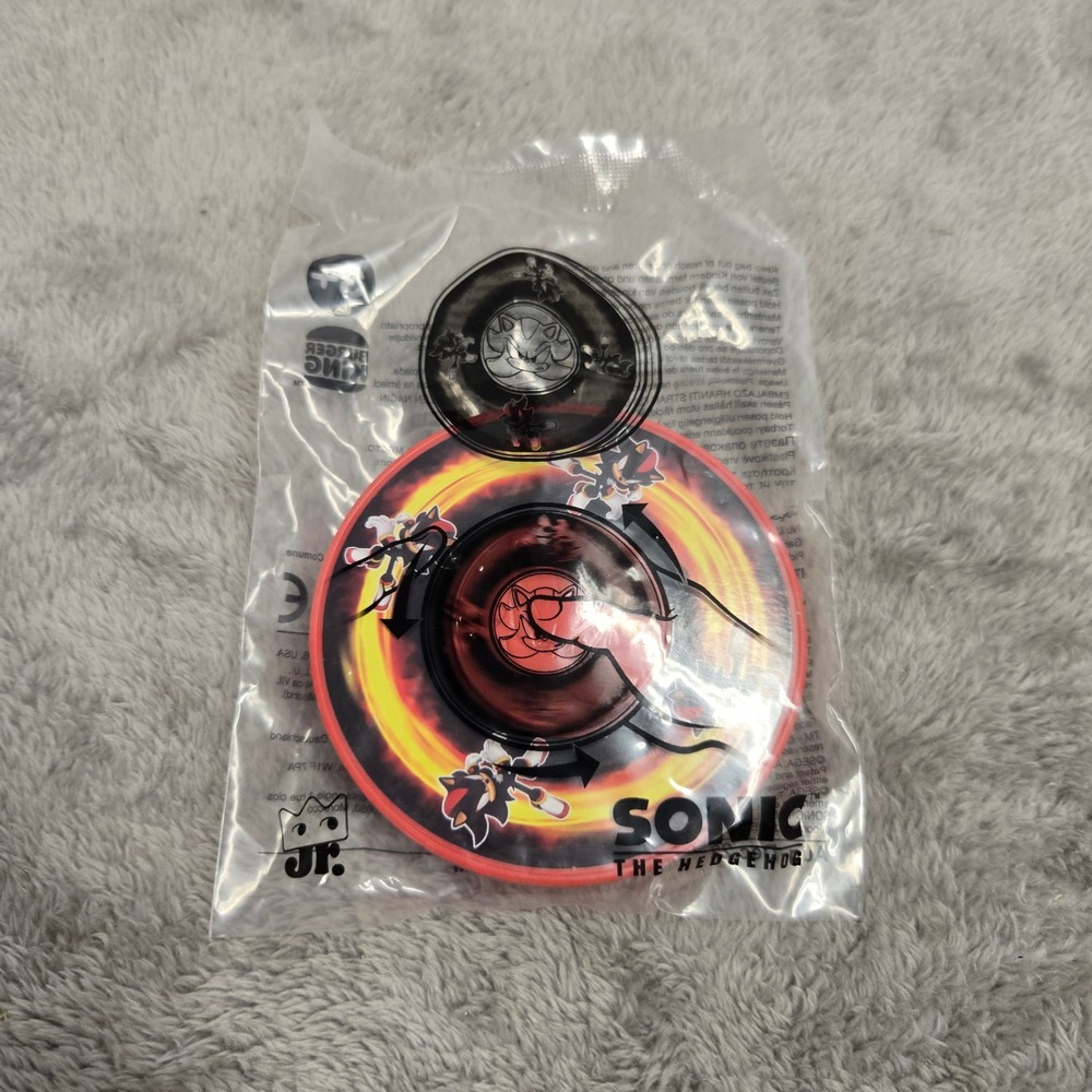 Sonic the Hedgehog Shadow Burger King 2022 King Jr Toy 16672B New Sealed